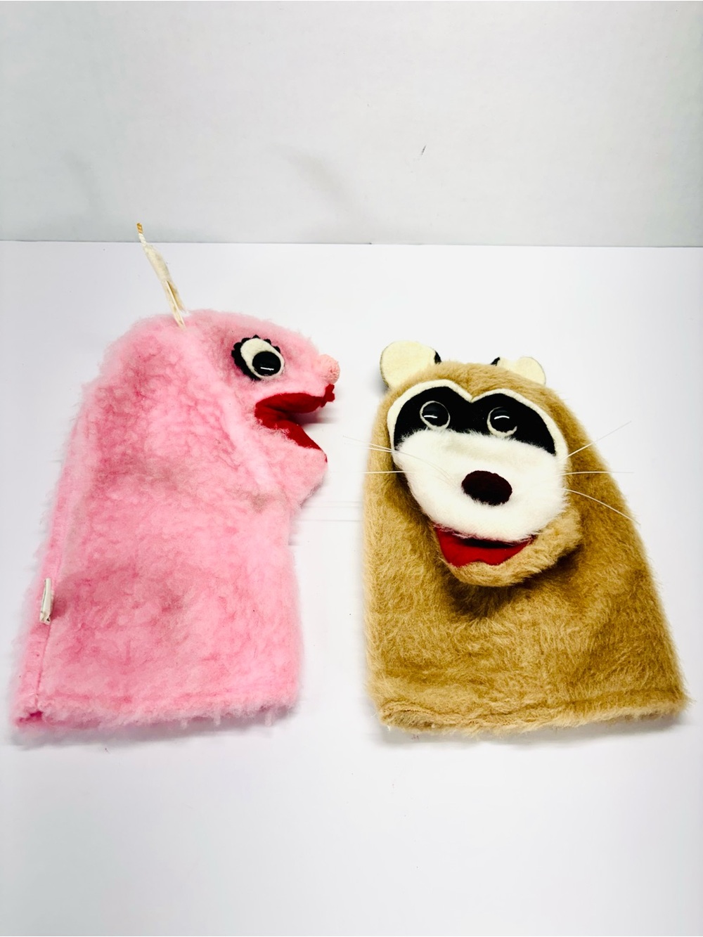 American Guidance Service Inc. Whiskers & Twinkle Felt Hand Puppet 1970 Vintage